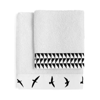 Zestaw 2 bawełnianych ręczników Blanc Trip