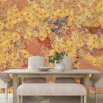 Tapeta abstrakcja w stylu G. Klimta - 225x150