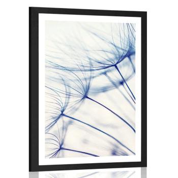 Plakat z passe-partout dmuchawiec w niepowtarzalnym designie - 40x60 white