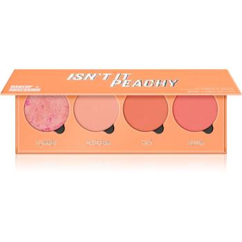 Makeup Obsession Isn't It Peachy paleta róży 4x2,5 g