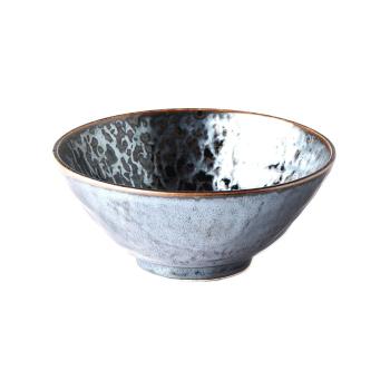 Czarna ceramiczna miska MIJ Black Pearl, ø 20 cm
