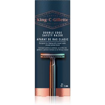 King C. Gillette Double Edge Safety Razor maszynka do golenia + maszynki do golenia 5 szt 1 szt.