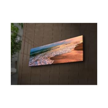 Podświetlany obraz Wallity Beach, 90x30 cm