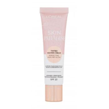 L'Oréal Paris Skin Paradise Tinted Water-Cream SPF20 30 ml podkład dla kobiet 03 Fair