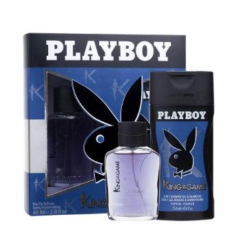 Playboy King of the Game For Him zestaw Edt 60 ml + Żel pod prysznic 250 ml dla mężczyzn Uszkodzone pudełko