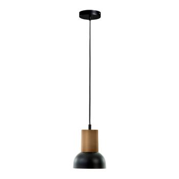 Czarna lampa wisząca Kave Home Amina, wys. 15 cm