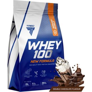 Trec Nutrition Whey 100 New Formula białko serwatkowe smak Double Chocolate 700 g