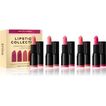 Revolution PRO Lipstick Collection aksamitna szminka zestaw upominkowy odcień Matte Pinks 5x3,2 g