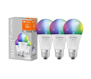ZESTAW 3x LED RGBW Żarówka ściemnialna SMART+ E27/9W/230V 2700K-6500K - Ledvance