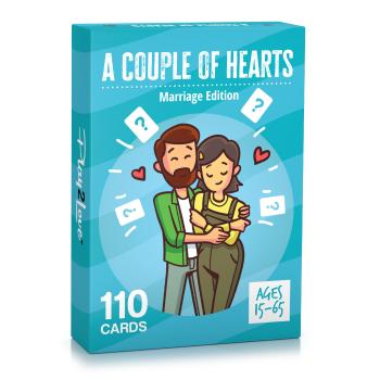 Spielehelden A Couple of Hearts, gra karciana dla par, 110 pytań dla par małżeńskich, język angielski