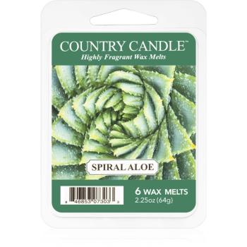 Country Candle Spiral Aloe wosk zapachowy 64 g