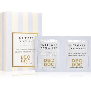 DeoDoc DeoWipes Violet Cotton chusteczki do higieny intymnej 10 szt.