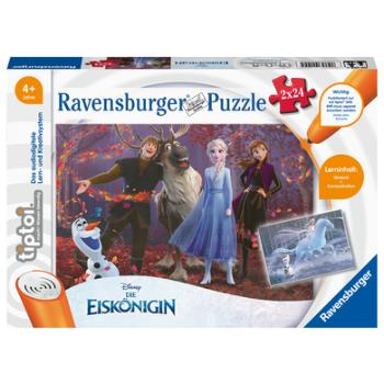 Puzzle 2x24 Królowa Lodu - Ravensburger
