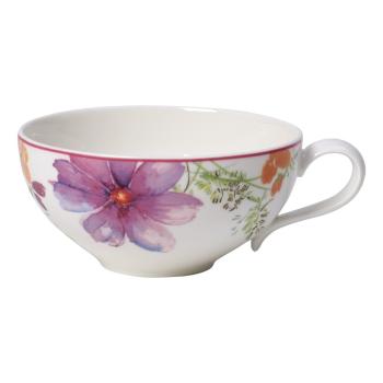 Porcelanowa filiżanka na herbatę z motywem kwiatów Villeroy & Boch Mariefleur Tea, 0,24 l