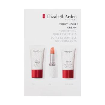 Elizabeth Arden Eight Hour Cream Nourishing Skin Essentials zestaw Krem do twary i ciała 15 ml + krem do rąk 15 ml + balsam do ust dla kobiet