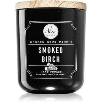 DW Home Signature Smoked Birch świeczka zapachowa z drewnianym knotem 320 g