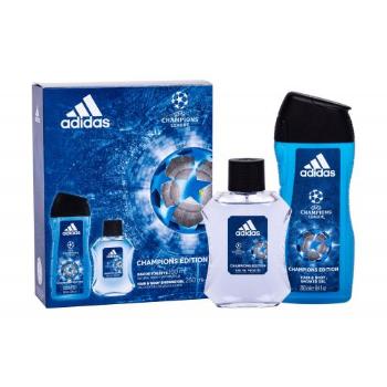 Adidas UEFA Champions League zestaw edt 100 ml + Żel pod prysznic 250 ml dla mężczyzn Uszkodzone pudełko