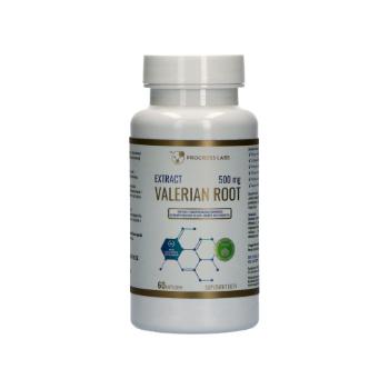 PROGRESS LABS Extract Valerian Root 500mg - 60capsZdrowie i uroda > Pamięć, układ nerwowy