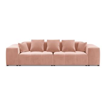 Różowa aksamitna sofa 320 cm Rome Velvet - Cosmopolitan Design