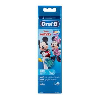 Oral-B Kids Brush Heads Mickey 3 szt szczoteczka do zębów dla dzieci