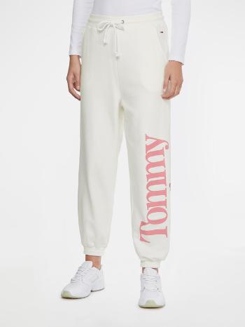 Tommy Jeans Spodnie dresowe Biały