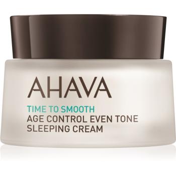 AHAVA Time To Smooth rozjaśniający krem na noc przeciw pierwszym oznakom starzenia skóry 50 ml