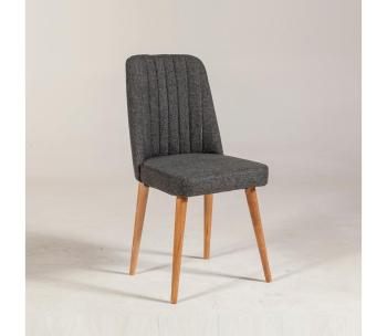 Krzesło VINA 85x46 cm antracyt/beżowy
