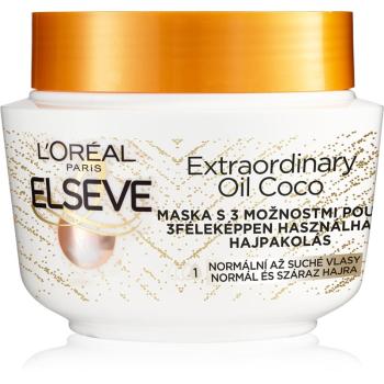 L’Oréal Paris Elseve Extraordinary Oil Coconut maseczka odżywcza do włosów normalnych i suchych z olejem kokosowym 300 ml