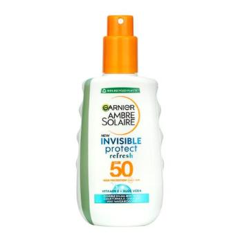 Garnier Ambre Solaire Invisible Protect Refresh Spray SPF50 200 ml preparat do opalania ciała unisex