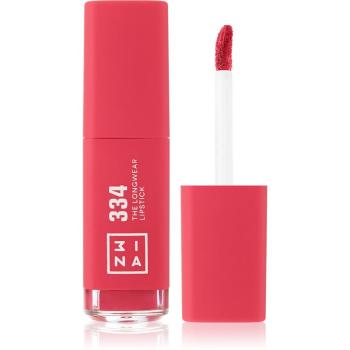 3INA The Longwear Lipstick długotrwała szminka w płynie odcień 334 - Vivid pink 6 ml