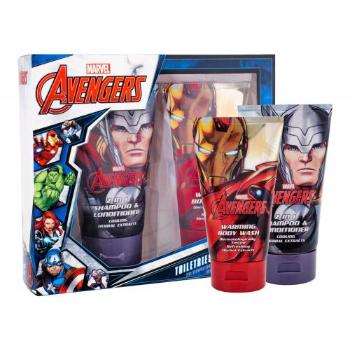 Marvel Avengers zestaw Szampon&żel pod prysznic 2 v 1 150 ml + Żel pod prysznic 150 ml dla dzieci Uszkodzone pudełko