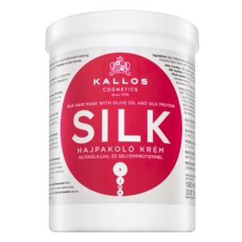 Kallos Silk Hair Mask maska wygładzająca do włosów grubych i trudnych do ułożenia 1000 ml