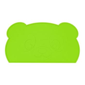 KOKOLIO Placemat Little Silikonowa panda, w kolorze zielonym