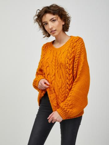 CAMAIEU Sweter Pomarańczowy
