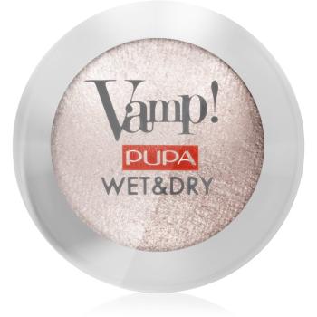 Pupa Vamp! Wet&Dry cienie do oczu do nakładania na mokro i sucho z perłowym blaskiem odcień 200 Luminous Rose 1 g