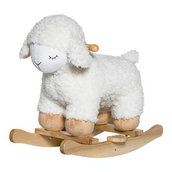Owieczka na biegunach z bukowego drewna Bloomingville Mini Rocking Toy