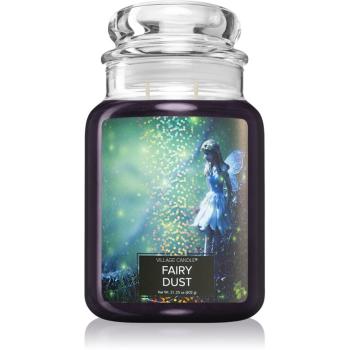 Village Candle Fairy Dust świeczka zapachowa (Glass Lid) 602 g