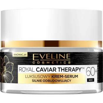 Eveline Cosmetics Royal Caviar Therapy intensywny krem na noc z ekstraktem ze śluzu ślimaka 60+ 50 ml