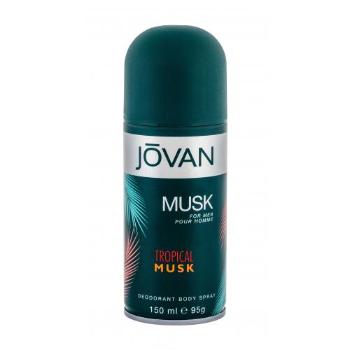 Jövan Tropical Musk 150 ml dezodorant dla mężczyzn uszkodzony flakon