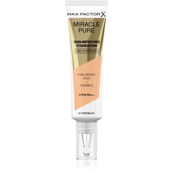 Max Factor Miracle Pure Skin podkład o przedłużonej trwałości SPF 30 odcień 30 Porcelain 30 ml