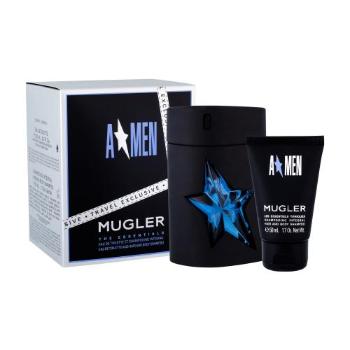 Thierry Mugler A*Men Rubber zestaw Edt 100 ml + Żel pod prysznic 50 ml dla mężczyzn