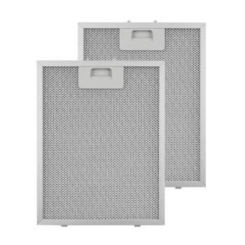 Klarstein Sancta Clara, filtry przeciwtłuszczowe do okapu kuchennego, aluminium, 24,4 × 31,3 cm, 2 szt.