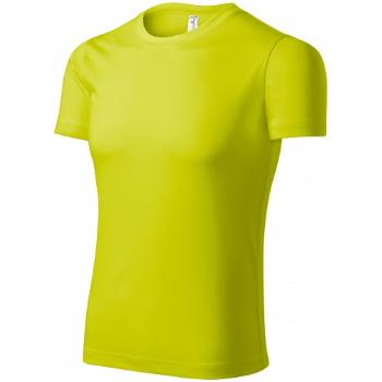 Koszulka sportowa unisex, neonowy żółty, S