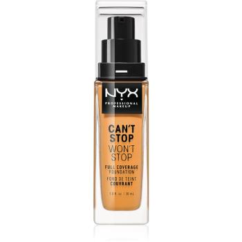 NYX Professional Makeup Can't Stop Won't Stop Full Coverage Foundation podkład mocno kryjący odcień 16.5 Nutmeg 30 ml