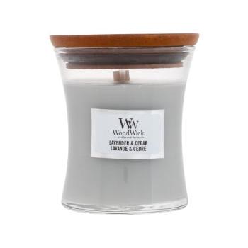 WoodWick Lavender & Cedar 85 g świeczka zapachowa unisex