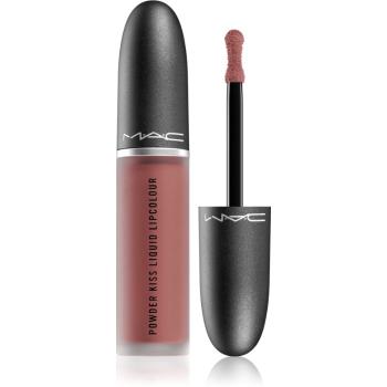 MAC Cosmetics Powder Kiss Liquid Lipcolour matowa szminka odcień Over the Taupe 5 ml