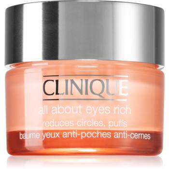 Clinique All About Eyes™ Rich nawilżający krem pod oczy przeciw obrzękom i cieniom 30 ml