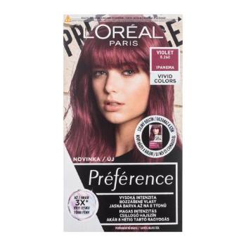 L'Oréal Paris Préférence Vivid Colors 60 ml farba do włosów dla kobiet Uszkodzone pudełko 5,260 Violet