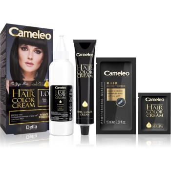 Delia Cosmetics Cameleo Omega trwały kolor włosów odcień 1.0 Black