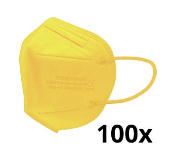Respirator respirator dziecięcy FFP2 ROSIMASK MR-12 NR żółty 100 szt.